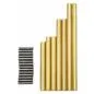Preview: 7 pcs. Crawler links made of brass incl. 14 pcs. VA stud screws
